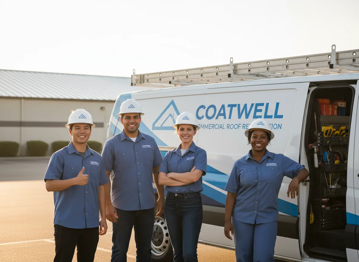 Commercial roof coating company in Independence, LA